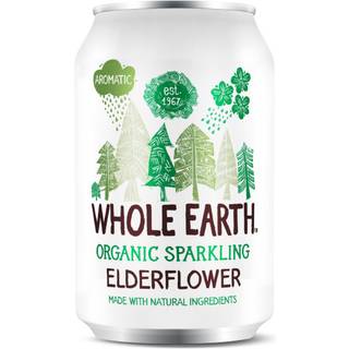 Whole Earth Elderflower Soda i dåse Ø - 330 ml.