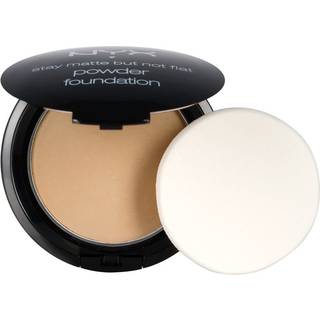 NYX Professional Makeup Stay Matte, men ikke fladt pulverfundament Medium Beige