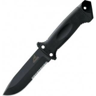 Gerber LMF II Infantry Jagtkniv med kappe, sort boks