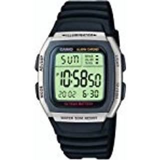 Casio Collection Quartz Digital Black Resin Strap Women's Watch W-96H-1AVES