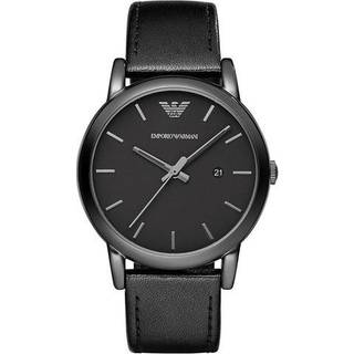 Emporio Armani AR1732 Luigi Sort/Læder Ø41 mm