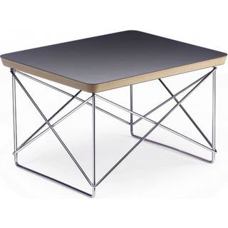 Vitra - Occasional Table LTR Skiva Vit Underrede Krom - Små borde og sideborde - Charles & Ray Eames - Hvid - Metal/Træ