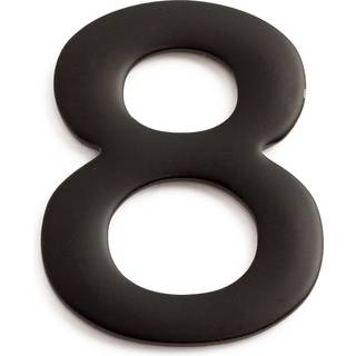 Habo husnummer 8, 50 mm, rustfrit stål