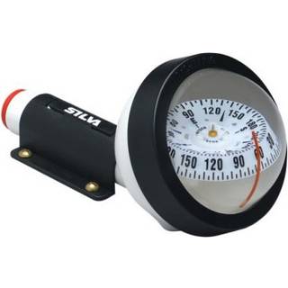 Pejl - &amp; bådkompas Silva 70UNE, Ø70 mm, fast monteret, sort/hvid