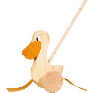 Goki Wooden Push Figure Pelican