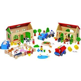 Goki Wooden Farm 71 pcs.