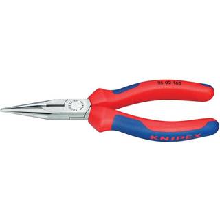 KNIPEX Fladrundtang med skær sort atramenteret 160 mm