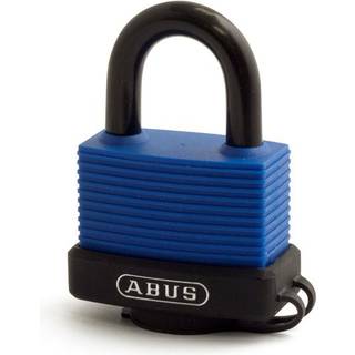 Hængelås ABUS 70IB/45 Aqua Safe, klasse 1, med bøjle i rustfrit stål, Ø8 mm, blå/sort