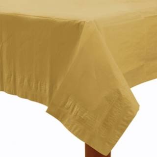 Guld borddug 137x274 cm - Vandsikker underlag