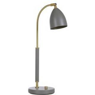 Deluxe Bordlampe - Grå - Messing - Belid