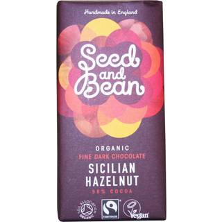 Seed & Bean Fine Dark Chocolate 58% Sicilian Hazelnut Ø - 85 g.