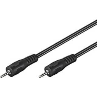Stereo 3,5 mm. MiniJack AUX kabel | 2,50 meter | PRIS-MATCH