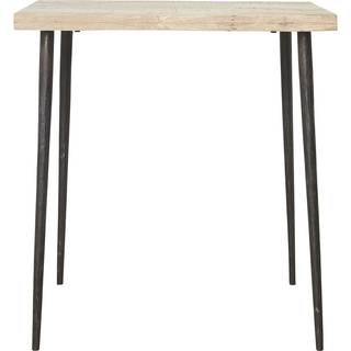 House Doctor Slated Sidebord 70x70cm Træ/jern - Spisebord & Barbord Mangotræ Sort - 203800181
