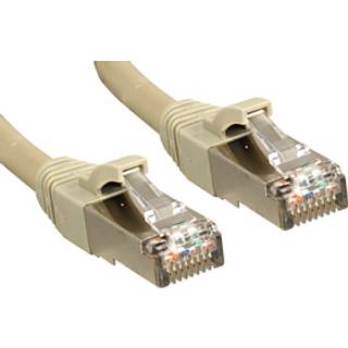 LINDY S/FTP Cat.6 Kabel, grau, 7,5m  LSOH, inkl. Testprotokoll
