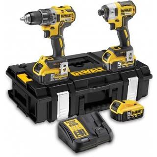 Værktøjssæt DeWalt DCK266P3 (DCD796 + DCF887); 18 V; 3x5,0 Ah batt.