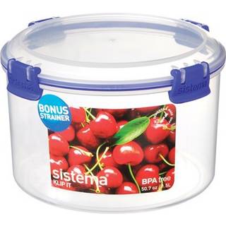Sistema Klip It 1.5l Round With Strainer - Tilbehør til køkken