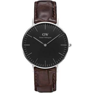 Daniel Wellington DW Watch Classic York Black Silver 36mm