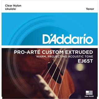 D'Addario EJ65T Pro-Art? Brugerdefineret ekstruderet nylon ukulele strenge tenor