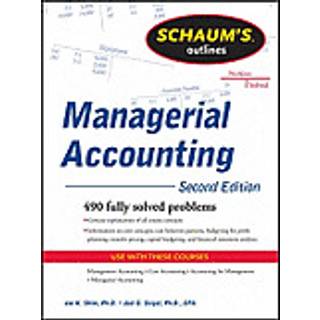 Schaum's Outline of Managerial Accounting