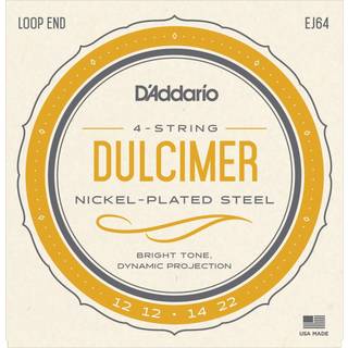D'Addario EJ64 4-String Dulcimer Strings