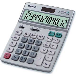 Casio DF-120ECO tax mapperegner 12 cifre, dual power