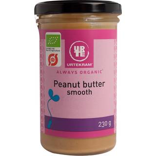 Urtekram Peanutbutter Smooth Økologisk - 230 g.