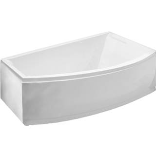 Royal Vigga 160x105cm højrevendt badekar med ben, afløb, armatur og bruser