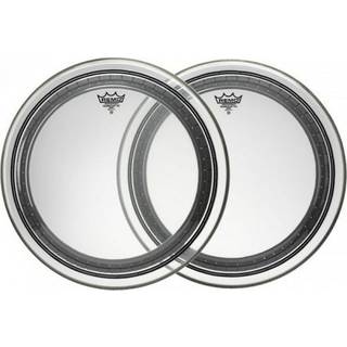 Remo P3-1320-C2 Powerstroke 3 Clear (Clear Dot) Bass 20" Trommeskind