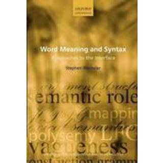 Word Meaning and Syntax