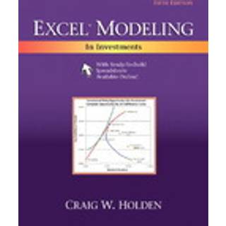 Excel Modeling in Investments