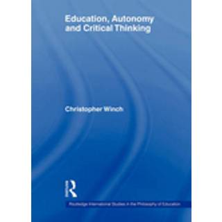 Education, Autonomy and Critical Thinking