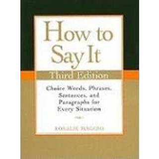 How to Say It, Third Edition