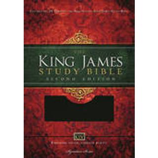 KJV Study Bible, Large Print, Bonded Leather, Black, Red Letter