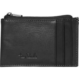 Tony Perotti lille skindpung med RFID-beskyttelse (BLACK)