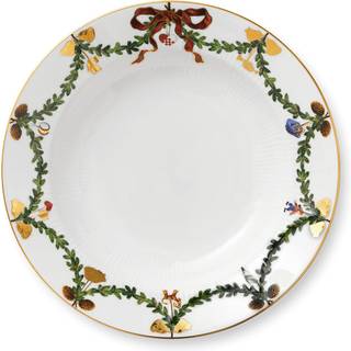 Royal Copenhagen Stjerne Riflet Jul dyb tallerken - 24 cm