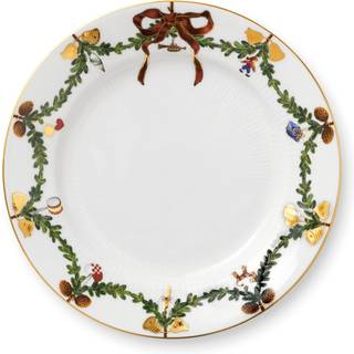 Royal Copenhagen Stjerne Riflet Jul tallerken 21 cm