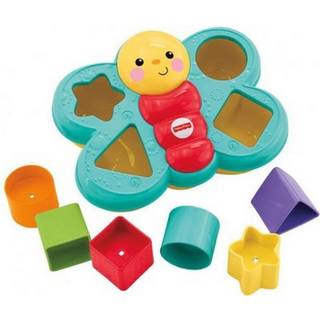 Fisher Price puttekasse med klodser- sommerfugl
