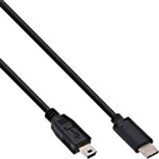 USB-C til USB Mini-B 2.0 fast charge kabel - 2 m