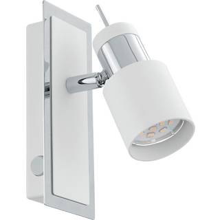 Eglo Davida LED spot i krom/hvid - 92084