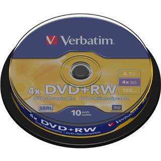 Verbatim 10x DVD+RW 4.7GB