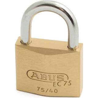 Hængelås ABUS 75/40, klasse 1, Ø6.5 mm, messing