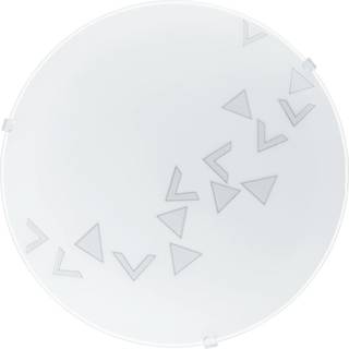 EGLO MARS plafond Ø250 mm, hvid "trekanter"