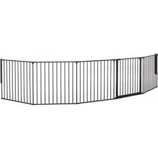 BabyDan Flex XXL sikkerhedsgitter, sort, 278-350 cm
