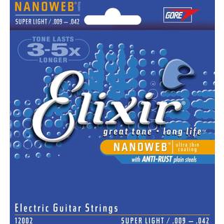 Elixir Nanoweb Guitarstrenge (Super Light, 09-42)