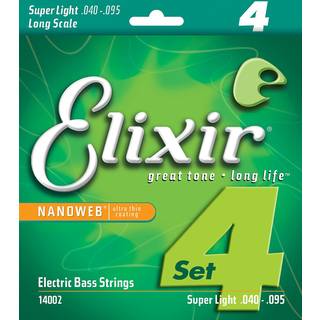 Elixir Nanoweb Bas Super Light 14002