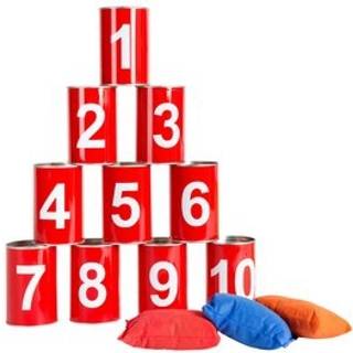 BS Toys Tin Toss game, Blue