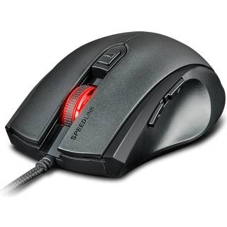 SPEEDLINK ASSERO Gaming Mus med lysende farveskift. Sort.