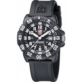 Luminox Original Navy SEAL 3000 Series Black CARBONOX Case And Rubber Strap Black Dial Men's Watch XS.3051.F