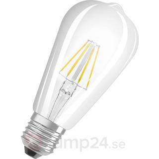 OSRAM E27 LED-pære Edison 6W (60W) 2700K 806 lumen 4052899972353