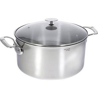 de Buyer Milady Bratentopf 28 cm / 8,0 L - Edelstahl mit Kapselboden - Silber